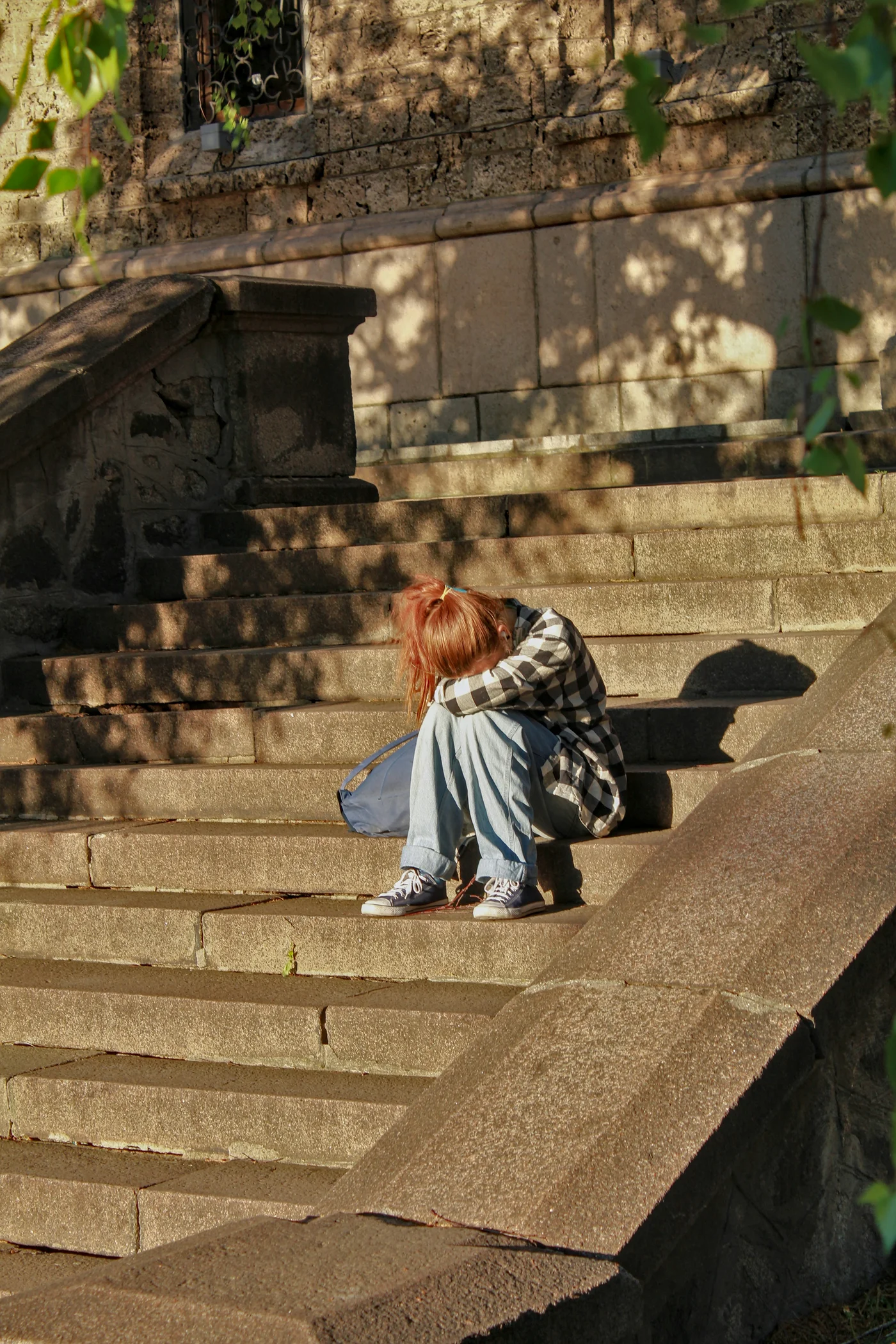 Students on campus