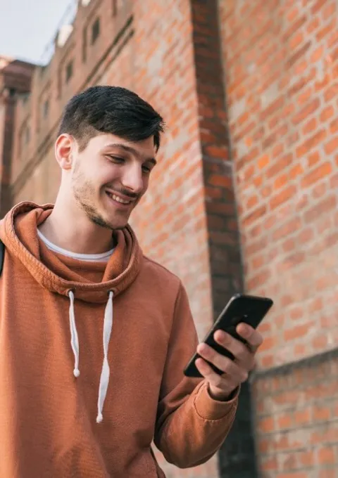 Student on the path to recovery