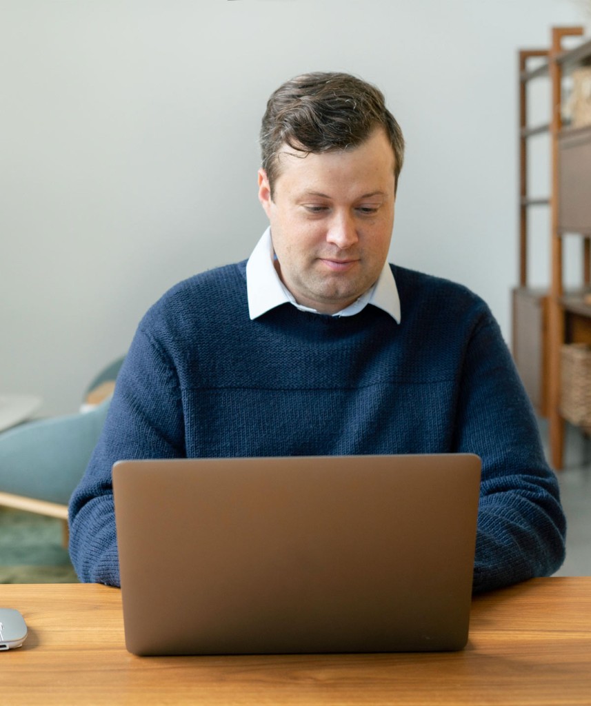 Therapist during a session